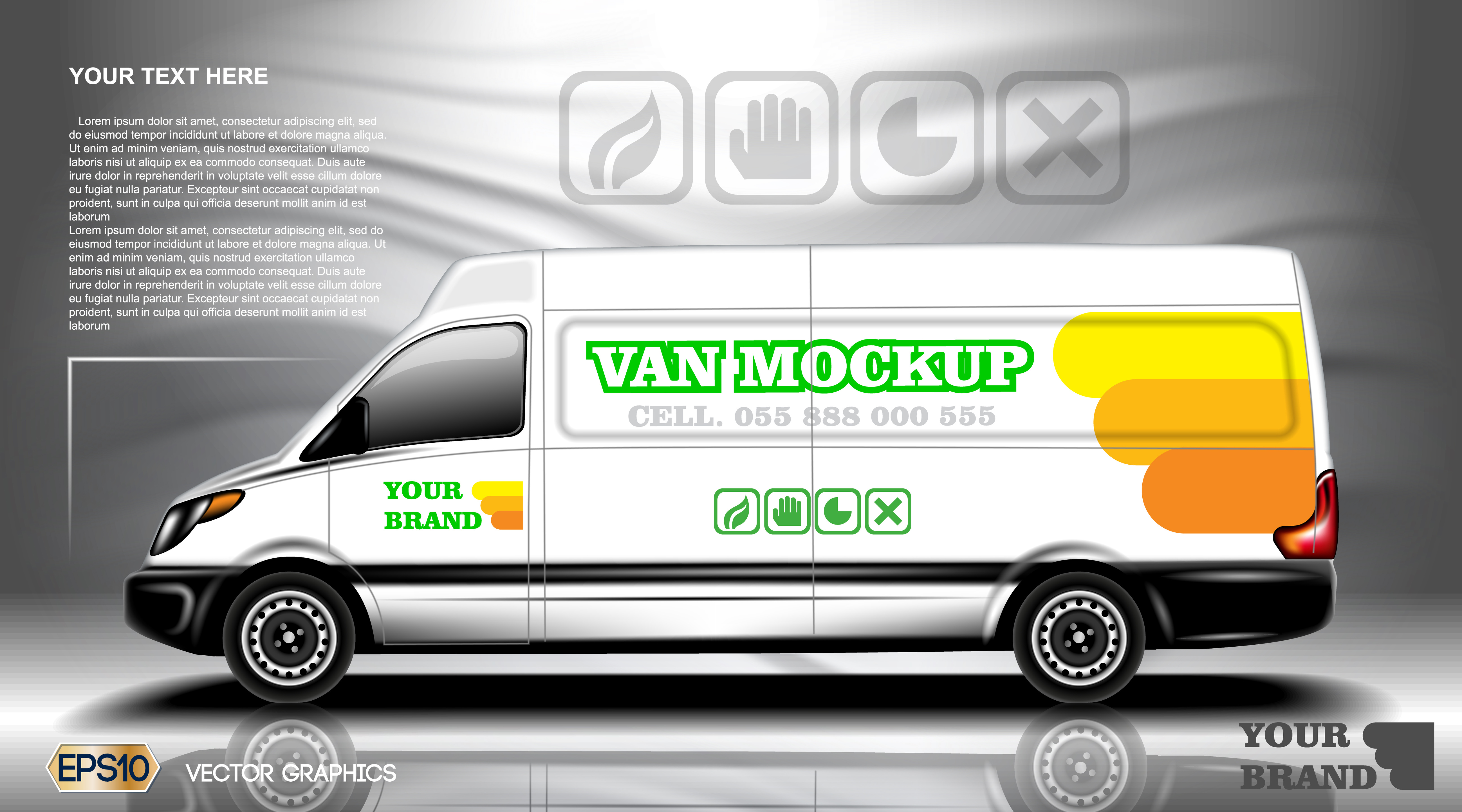 Van Wrap Example Areas