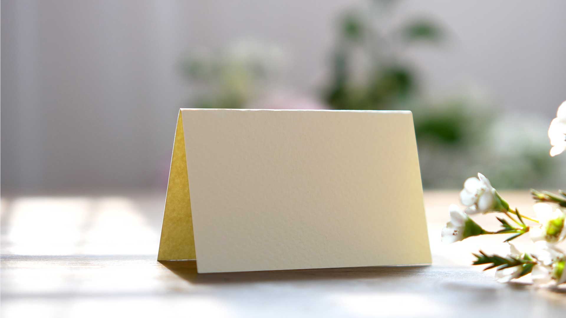 Folded Business Card