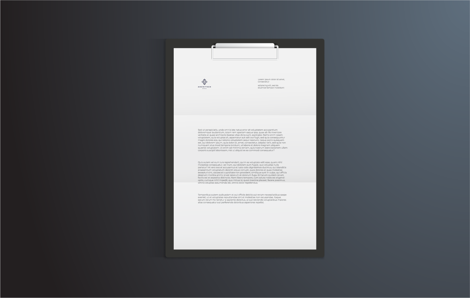 Business letterheads