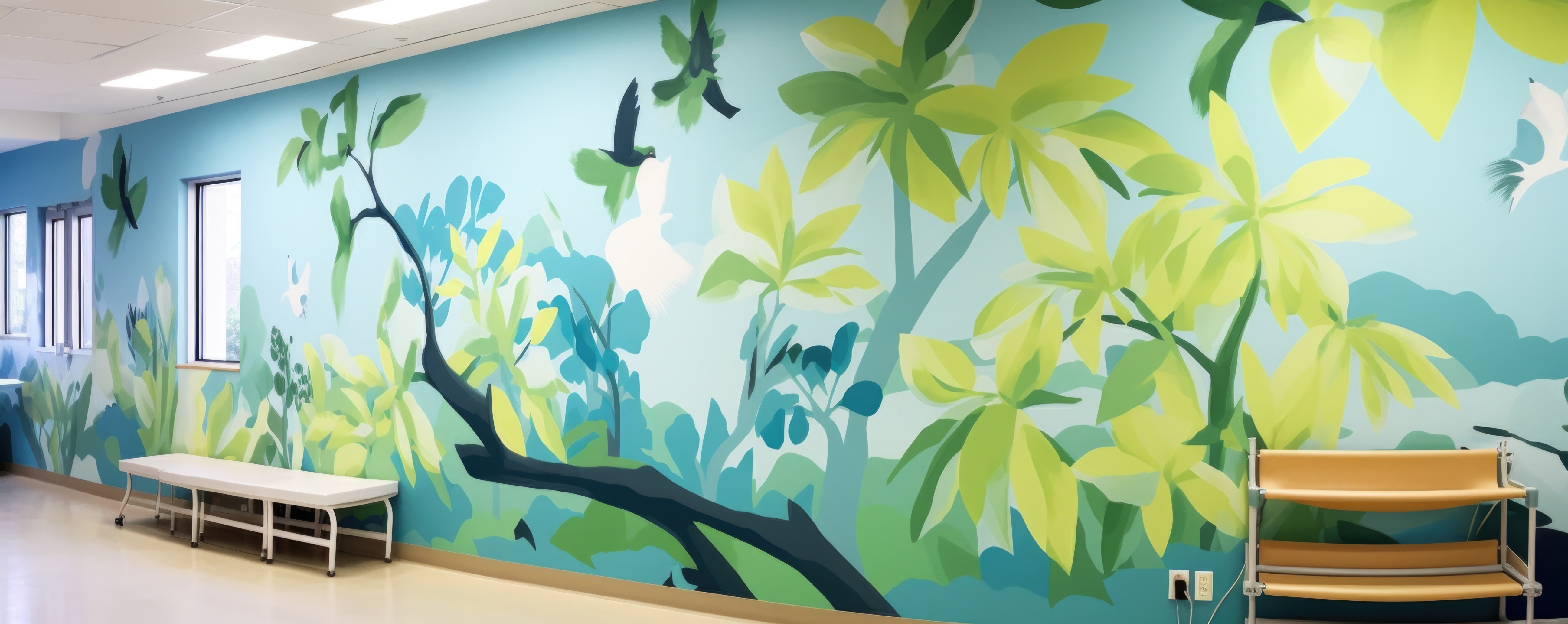 Canopy Large Wall Mural